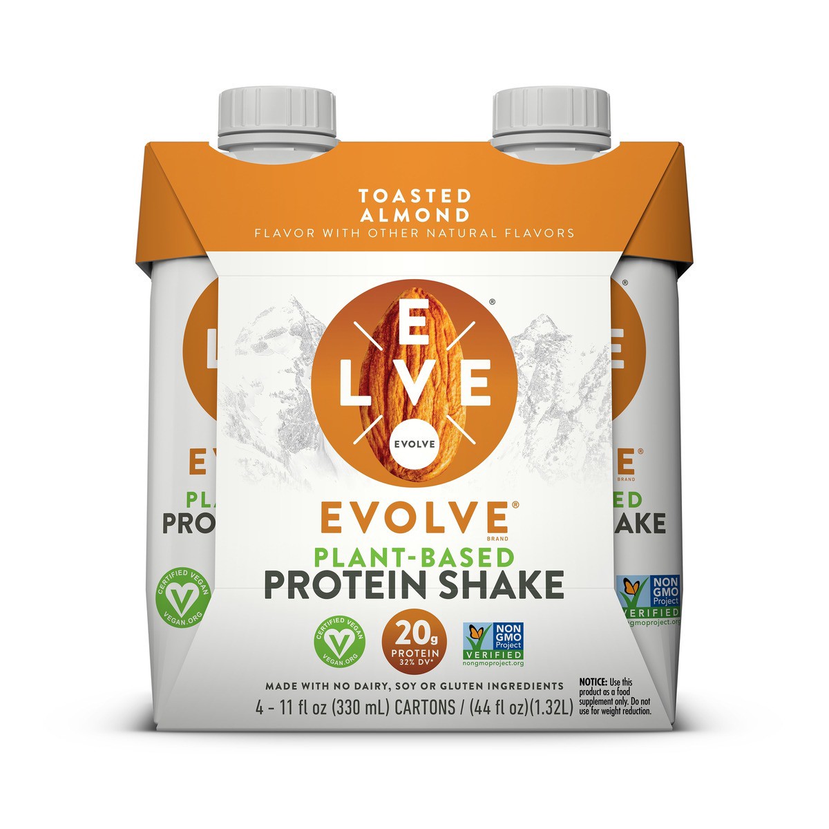 slide 2 of 3, Evolve Protein Shake, 3 lb