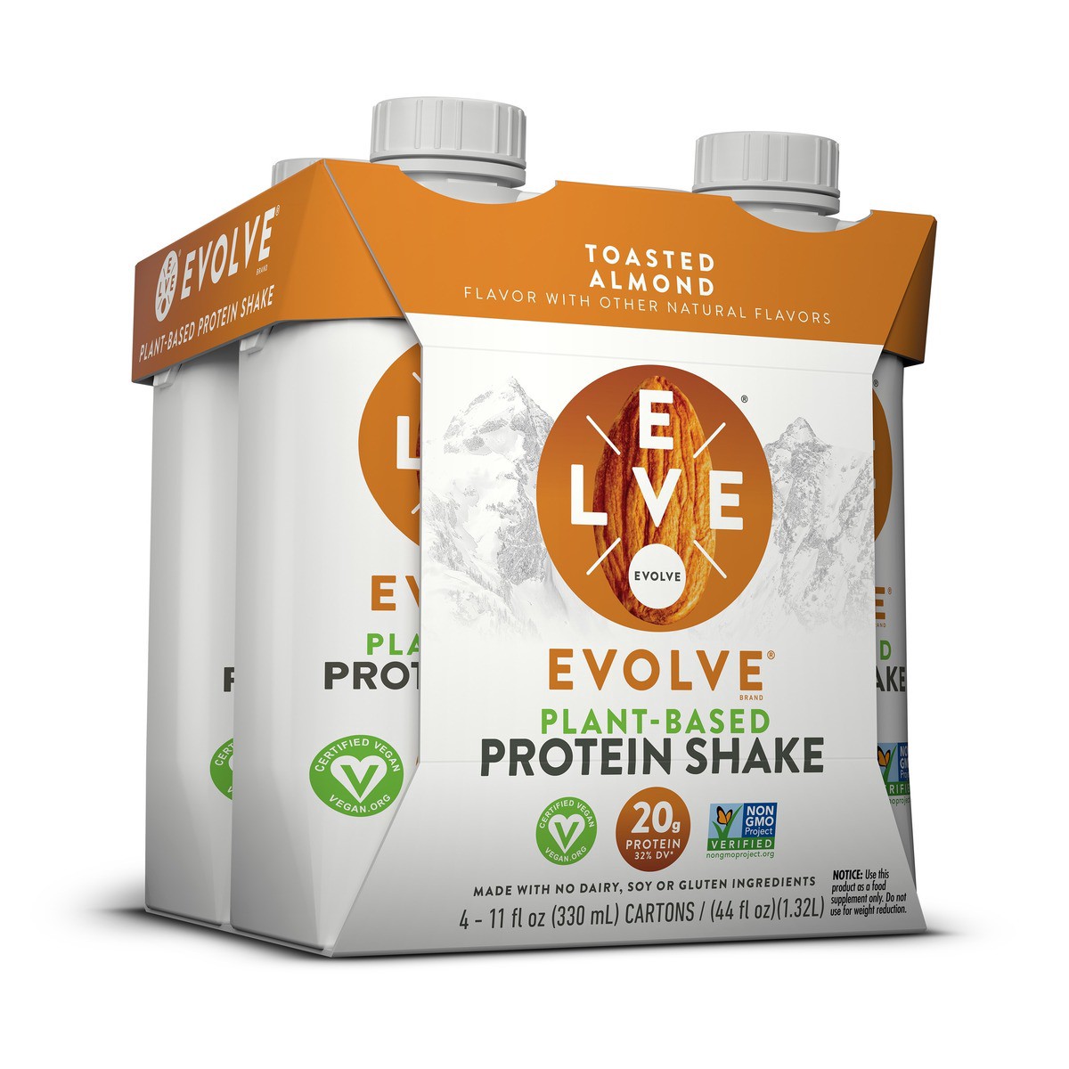 slide 1 of 3, Evolve Protein Shake, 3 lb