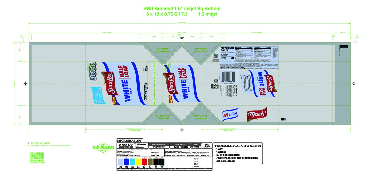 slide 4 of 14, Sara Lee Half Loaf White 12 Ounces, 12 oz
