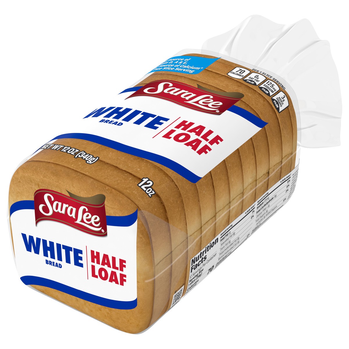 slide 12 of 14, Sara Lee Half Loaf White 12 Ounces, 12 oz