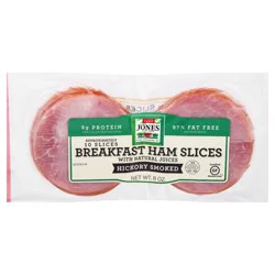 Jones Dairy Farm Hickory Smoked Breakfast Ham Slices 6.4 oz