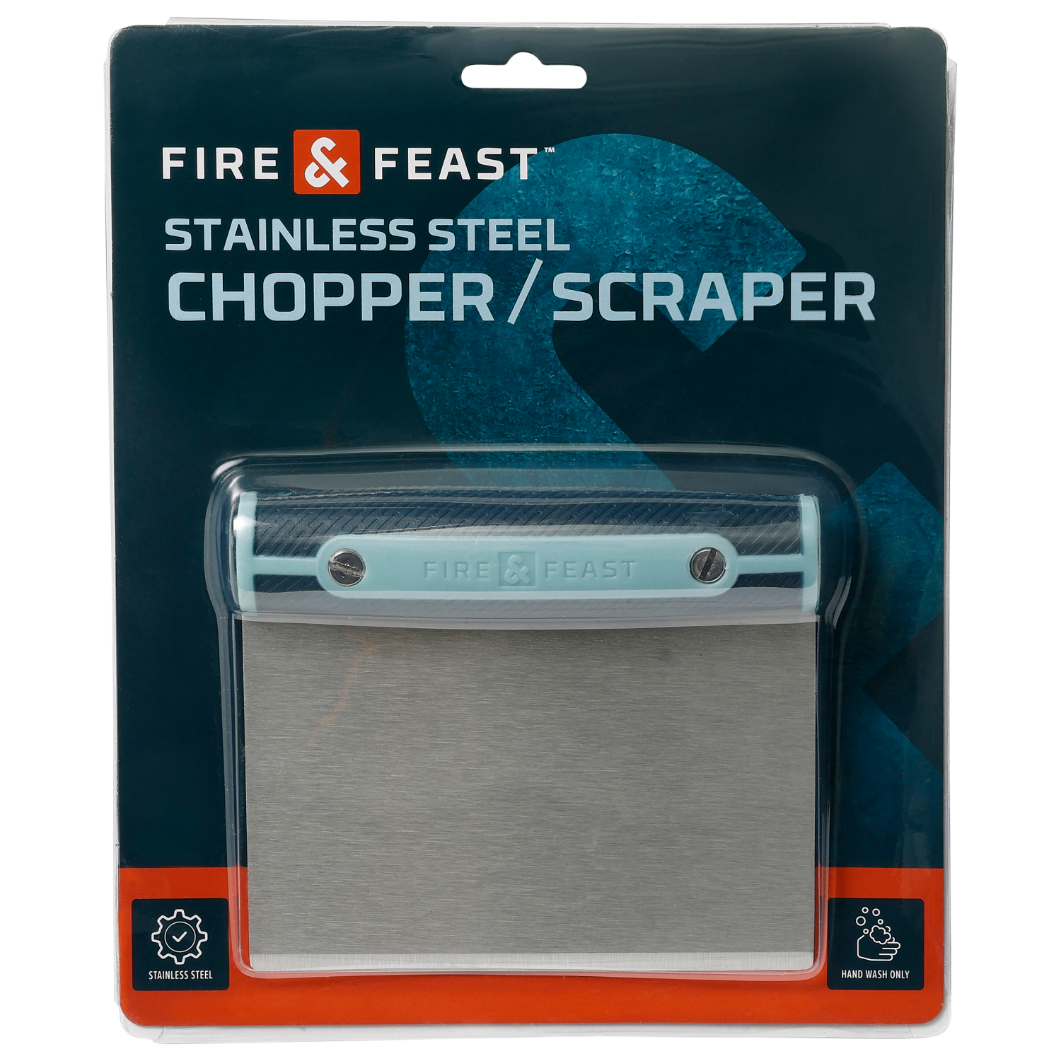 slide 1 of 3, Fire & Feast Griddle Scraper, 9 in