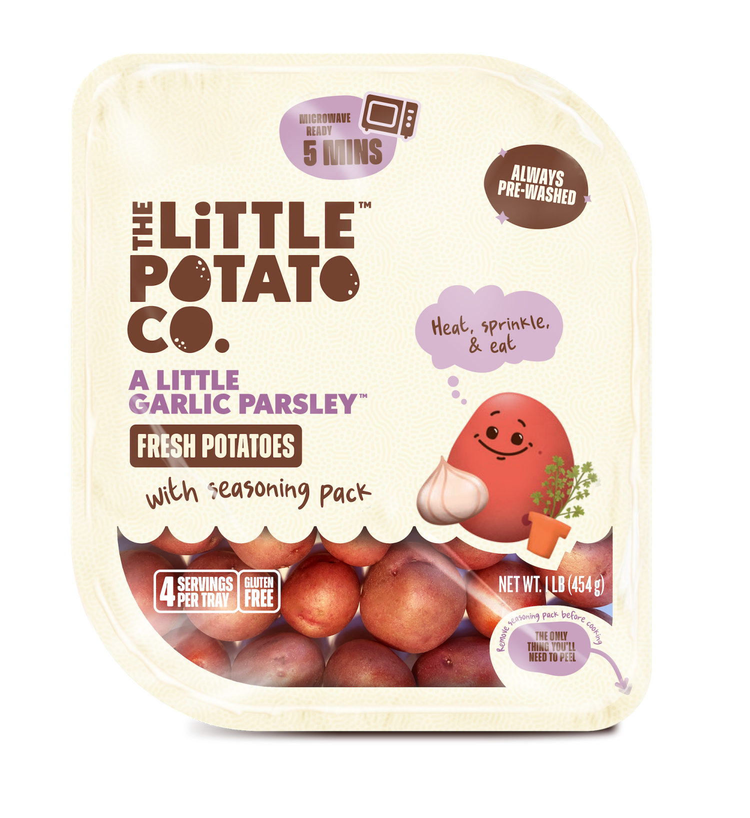 slide 1 of 3, The Little Potato Company Potatoes, Fresh Creamer, Garlic Parsley, 1 lb