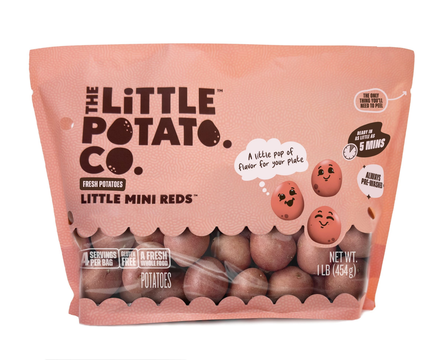 slide 1 of 2, The Little Potato Company Mini Red Potatoes, 1 lb