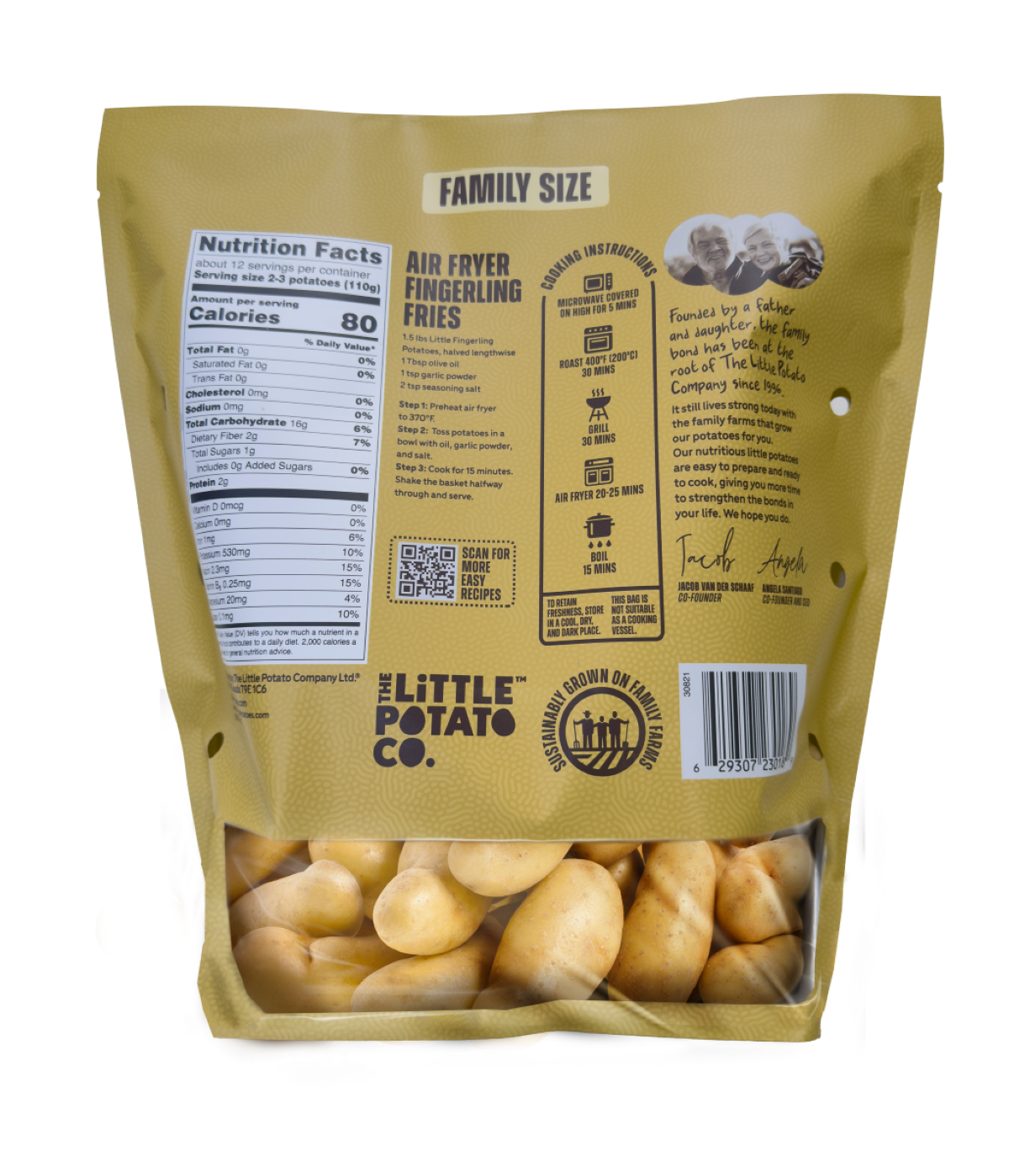 slide 2 of 2, Little Potato Company Little Fingerling Potatoes, 3 lb, 3 lb