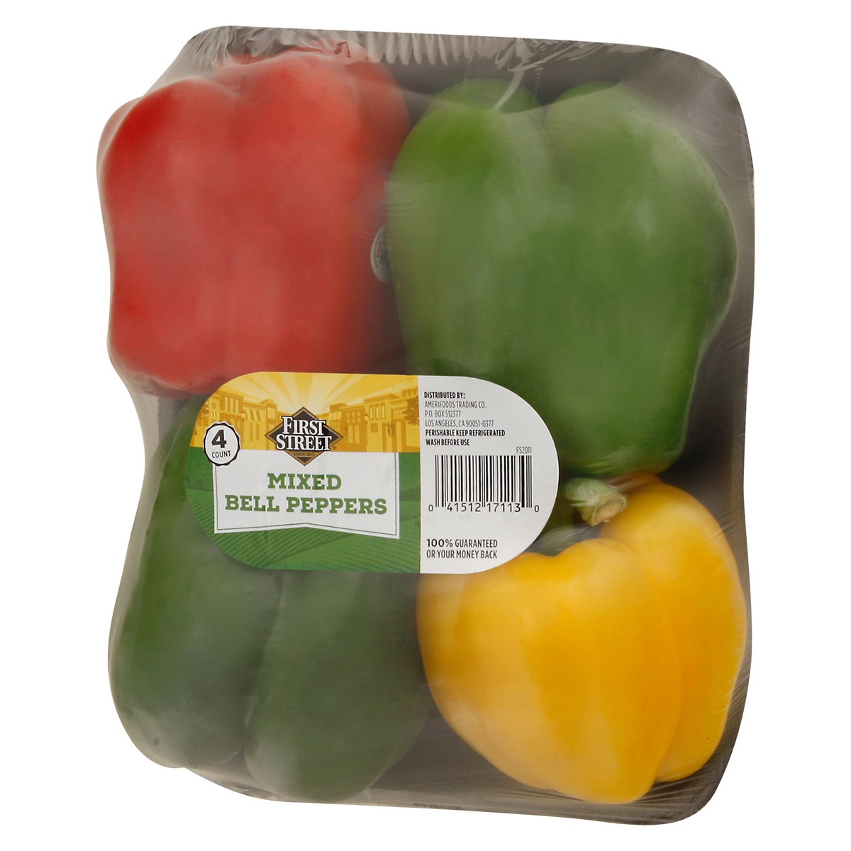 slide 3 of 11, First Street Mixed Bell Peppers, 4 ct