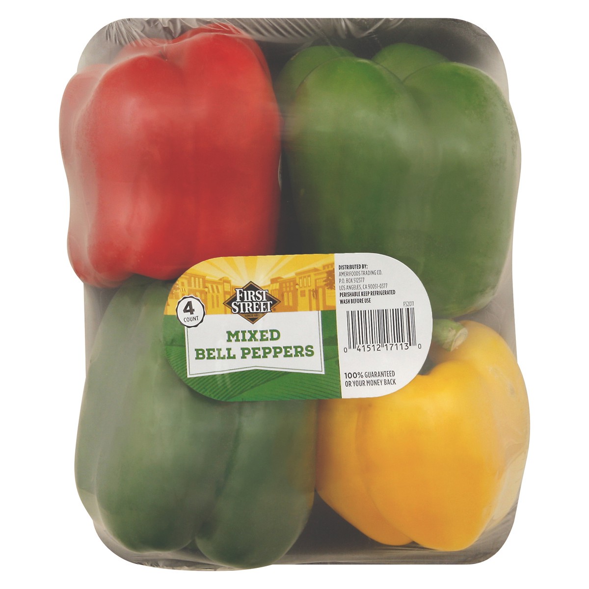 slide 2 of 11, First Street Mixed Bell Peppers, 4 ct