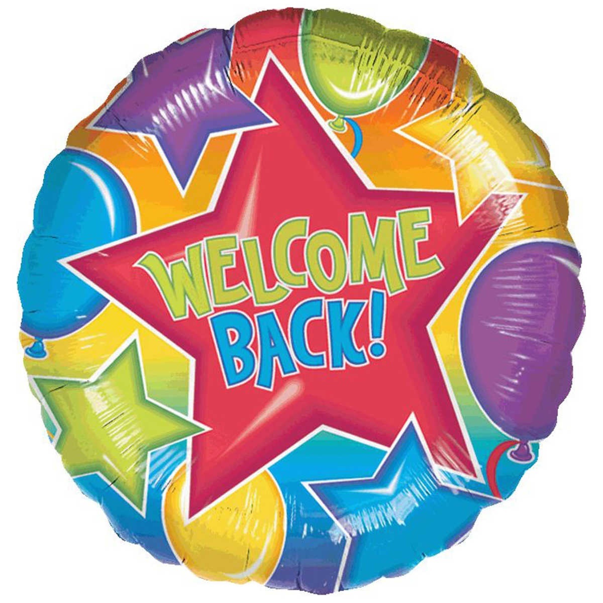 slide 1 of 1, Welcome Back Balloon, 1 ct