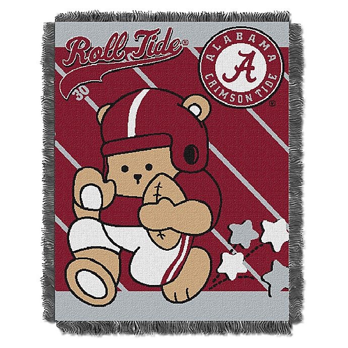 slide 1 of 1, NCAA Alabama Crimson Tide Fullback Woven Collegiate Jacquard Throw Blanket, 1 ct