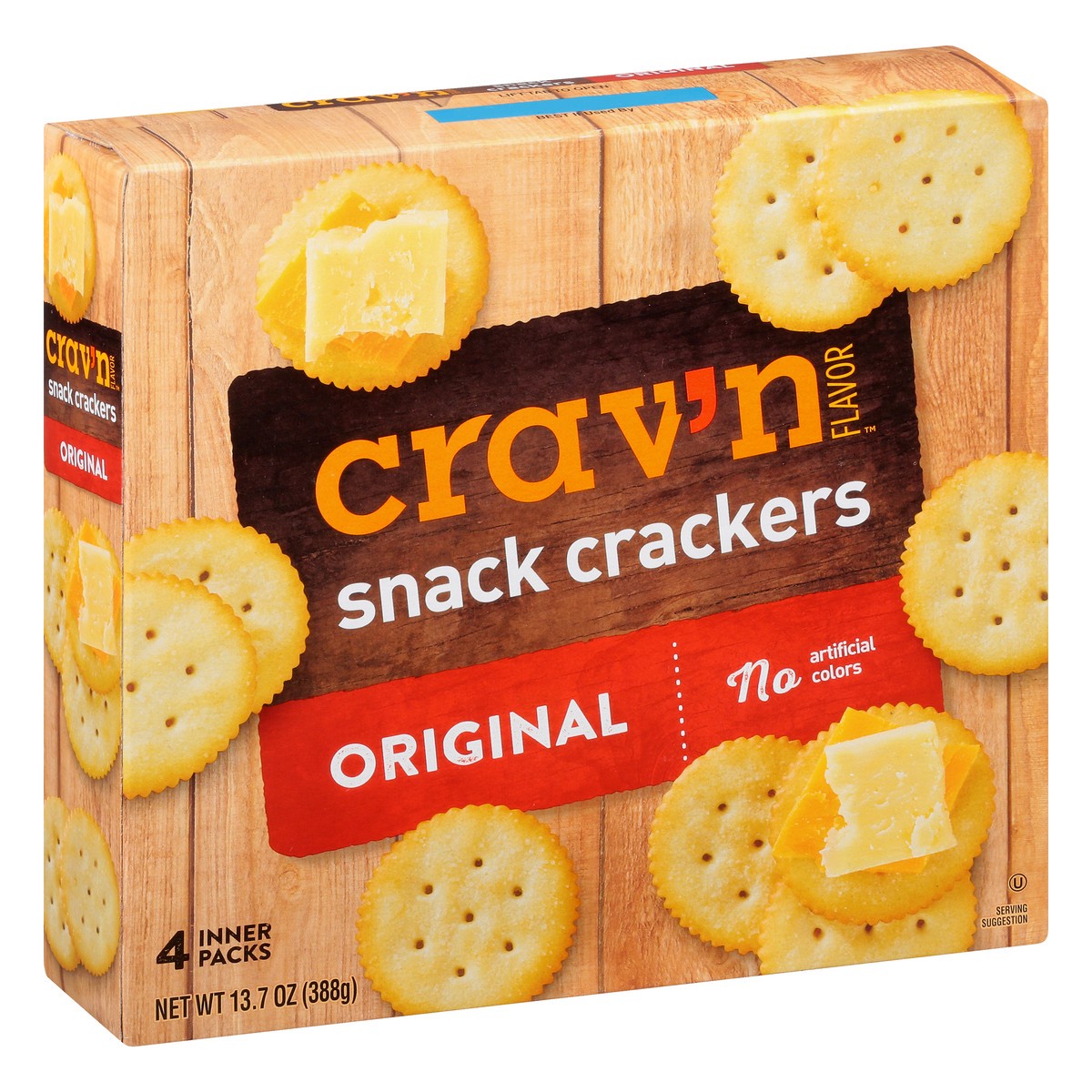 slide 10 of 10, Crav'n Flavor 4 Packs Original Snack Crackers 4 ea, 4 ct