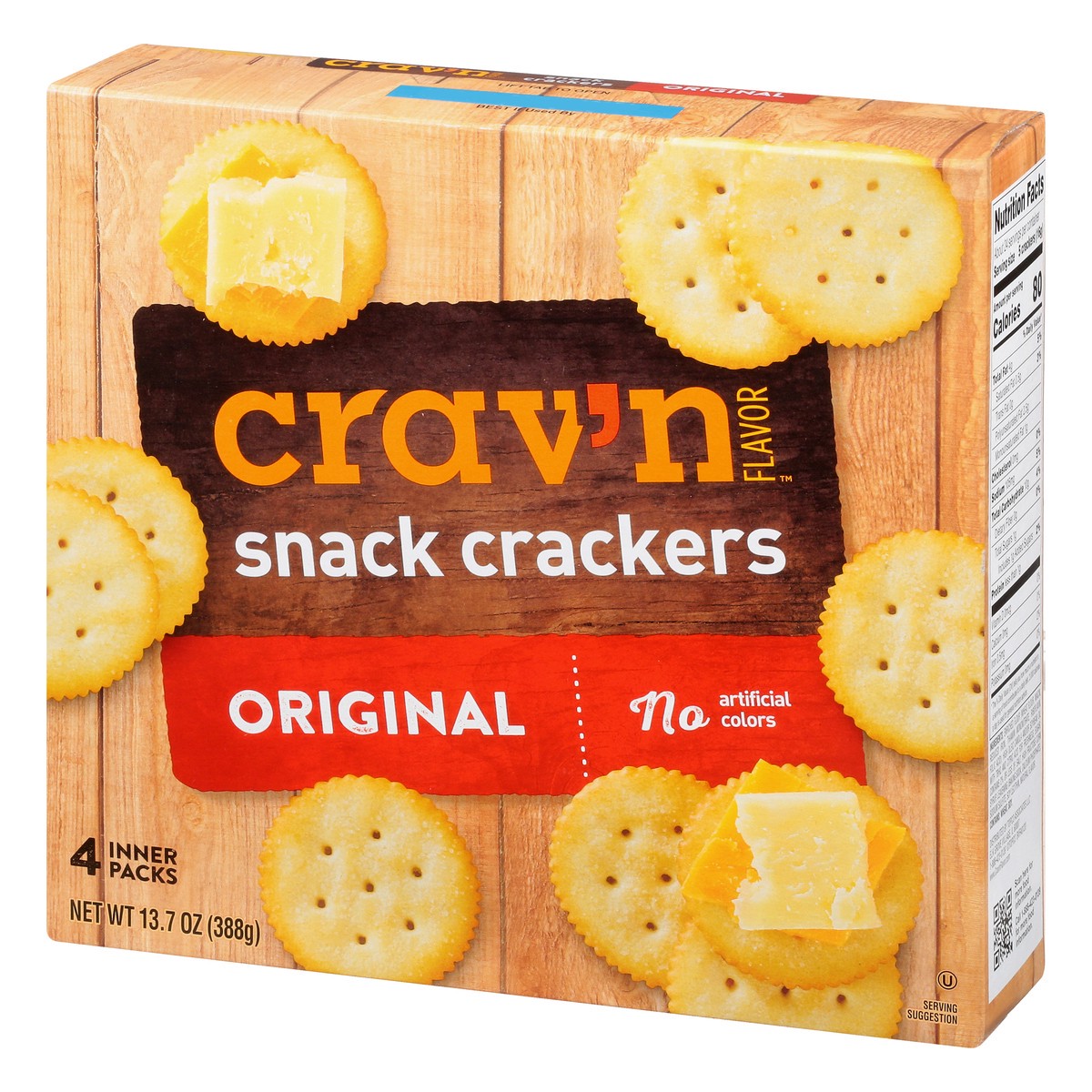 slide 6 of 10, Crav'n Flavor 4 Packs Original Snack Crackers 4 ea, 4 ct