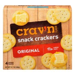 Crav'n Flavor 4 Packs Original Snack Crackers 4 ea