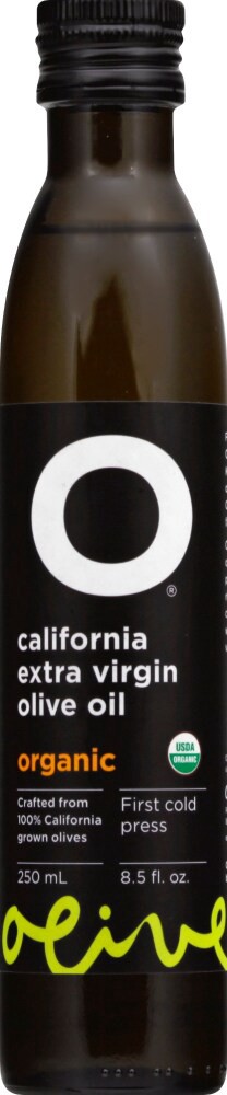 slide 1 of 3, O Olive Oil & Vinegar O Olive Oil Organic California Extra Virgin Olive Oil, 8.5 fl oz