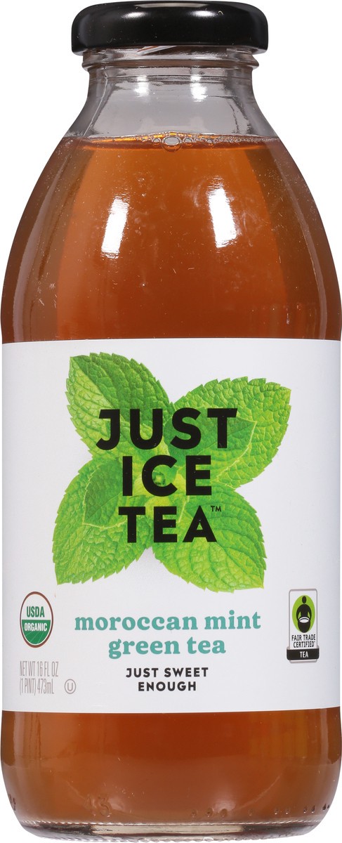 slide 8 of 9, Just Ice Tea Green Moroccan Mint Green Tea - 16 oz, 16 oz
