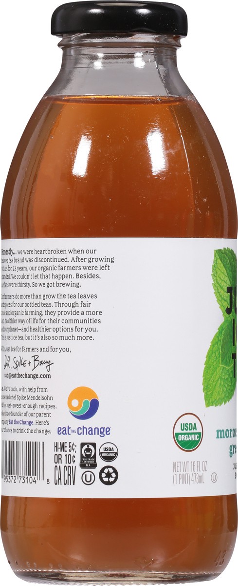 slide 9 of 9, Just Ice Tea Green Moroccan Mint Green Tea - 16 oz, 16 oz