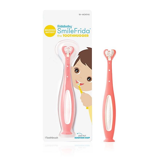 slide 1 of 1, Fridababy SmileFrida Toddler Toothbrush - Pink, 1 ct