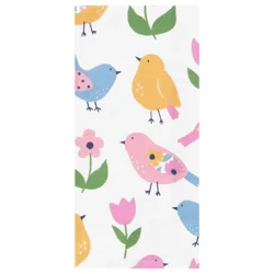 Meijer Corporate Seasonal Mcs Easter Spring Birds & Flowers Dual Kitchen Towel, 16 In X 26 In