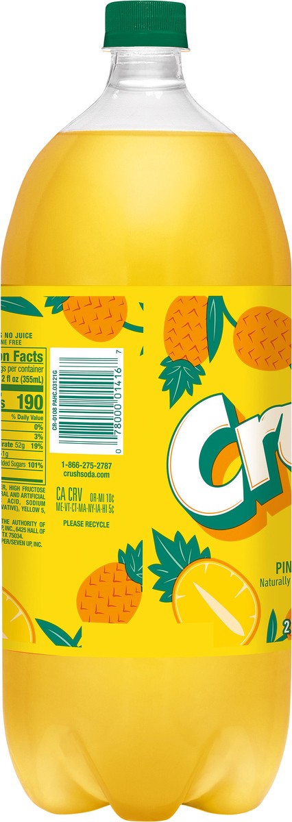 slide 10 of 12, Crush Pineapple, 2 liter