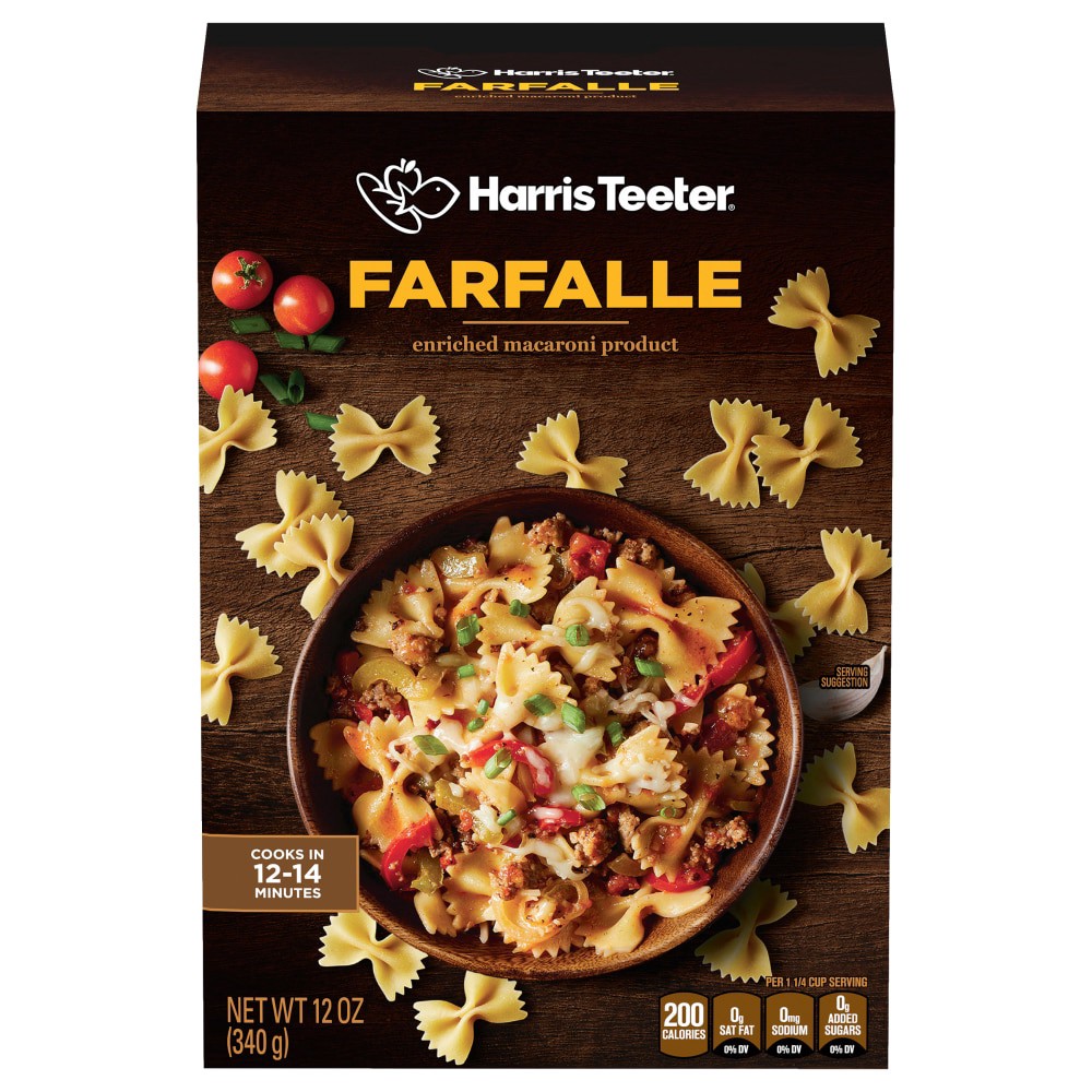 slide 1 of 5, Harris Teeter Pasta Bow Tie, 1 ct