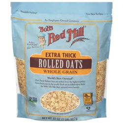 Bob's Red Mill Extra Thick Whole Grain Rolled Oats 32 oz