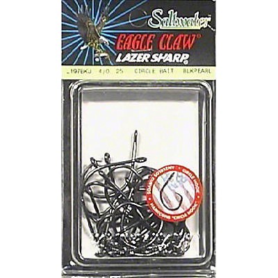 slide 1 of 1, Eagle Claw Circle Hooks, 4/0, 1 ct
