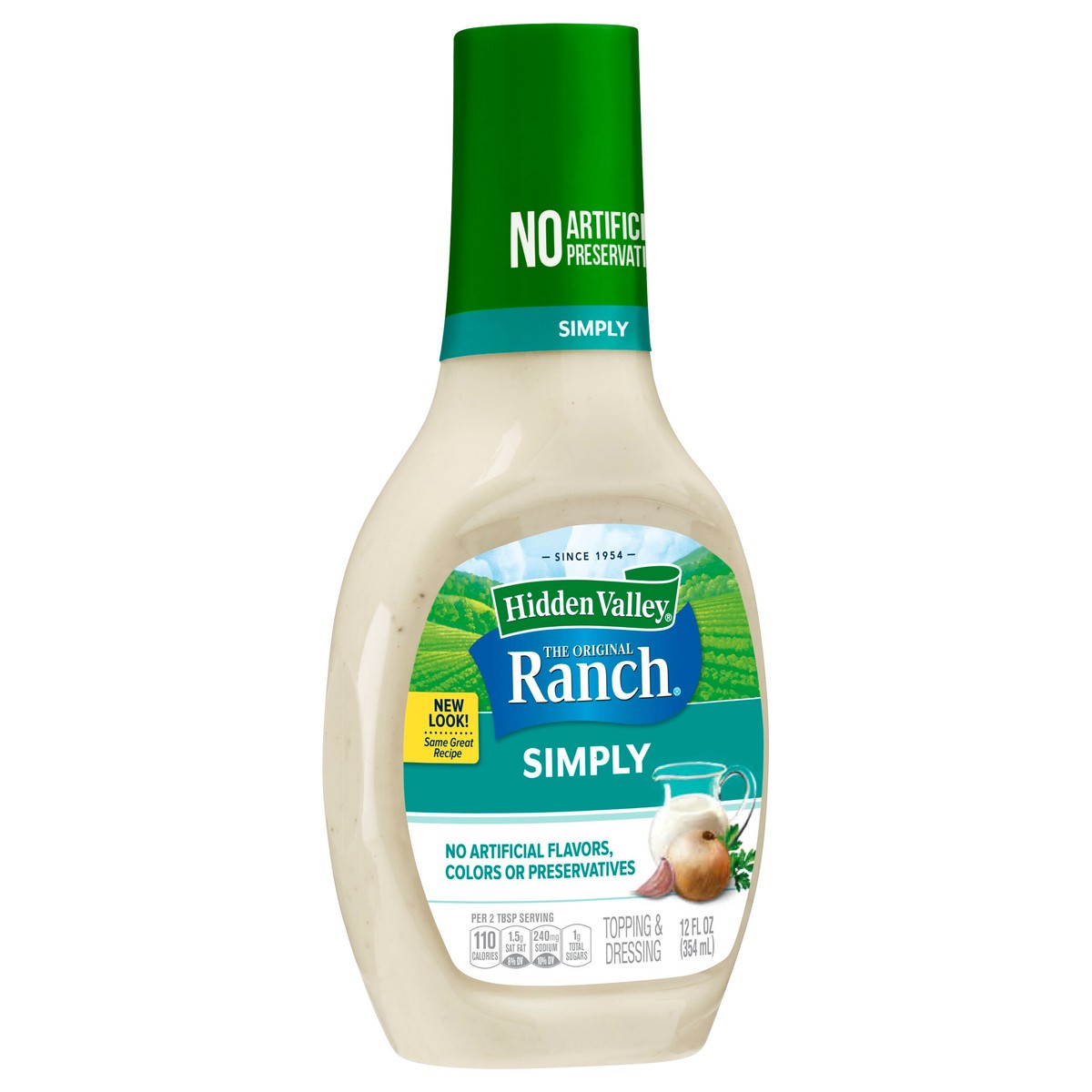 slide 8 of 9, Hidden Valley Classic Simply Ranch Dressing, 12 fl oz