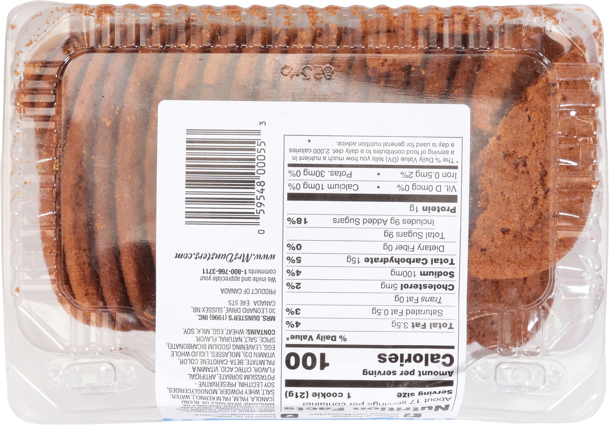 slide 4 of 9, Mrs. Dunster's Mrs.dunsters Gingersnap Cookie - 12.3 OZ, 12.3 oz