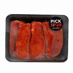 Seasoned Top Loin Pork Chops - 4 count