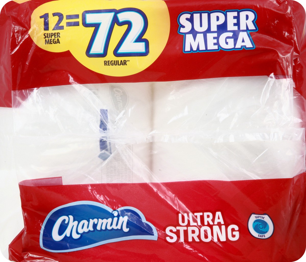 slide 7 of 9, Charmin Ultra Strong 2-Ply Super Mega Roll Unscented Bathroom Tissue 3 ea, 426 sheets