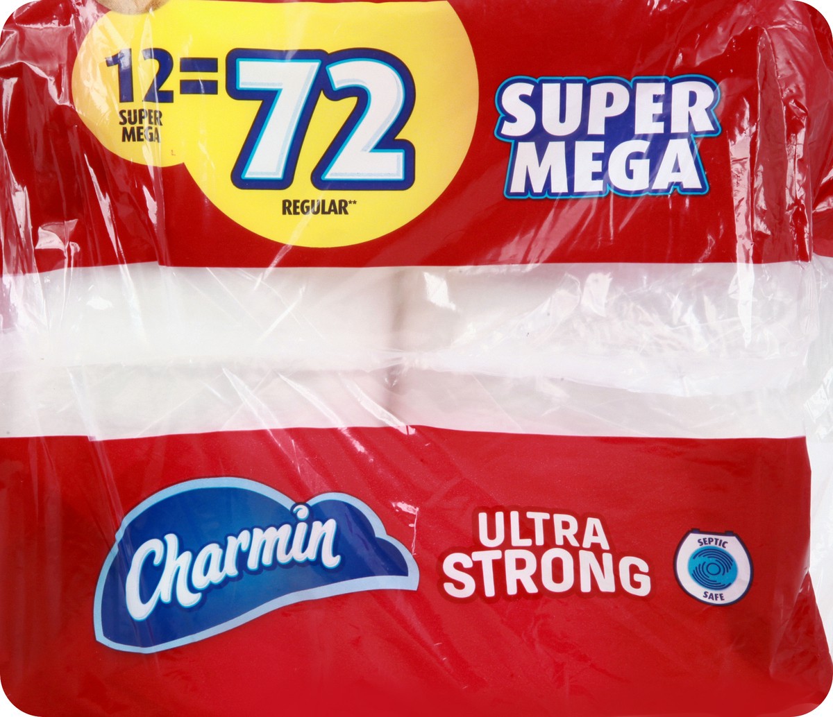 slide 8 of 9, Charmin Ultra Strong 2-Ply Super Mega Roll Unscented Bathroom Tissue 3 ea, 426 sheets