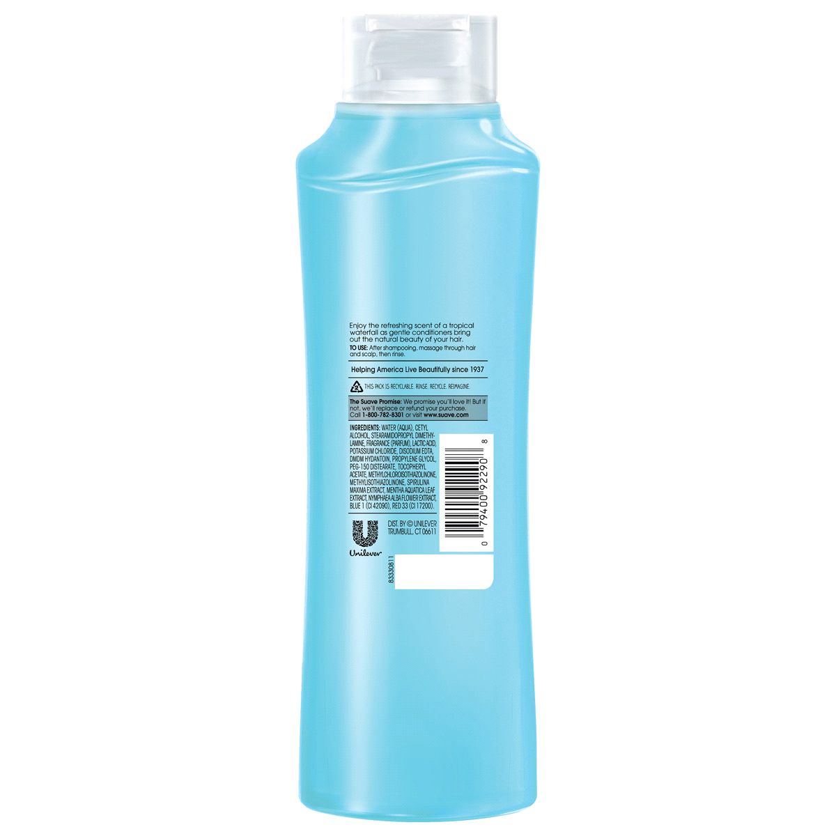 slide 3 of 3, Suave Essentials Waterfall Mist Conditioner, 12 fl oz