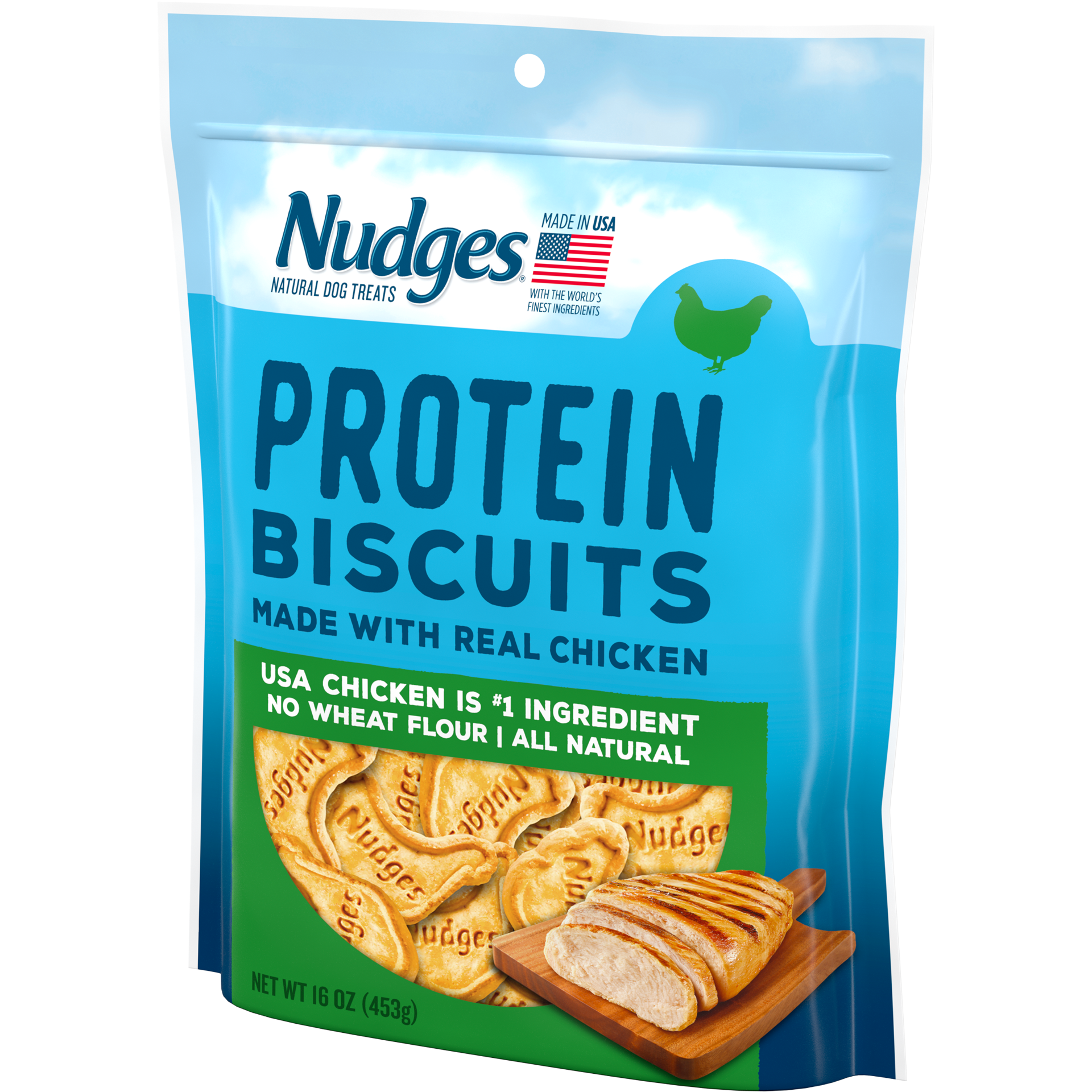 slide 2 of 4, Nudges Dog Treats, 16.62 oz