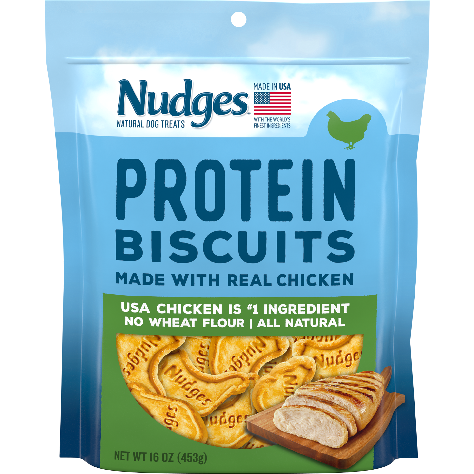 slide 1 of 4, Nudges Dog Treats, 16.62 oz