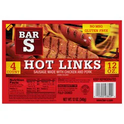 Bar-S Hot Links Sausage