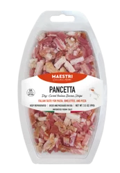Maestri Ditalia Pancetta Dry Cured Italian Bacon Strips