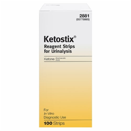 slide 1 of 1, Ketostix Reagent Strips, 100 ct