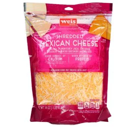 Weis Quality Four Cheese Mexican Blend  Shredded Cheese