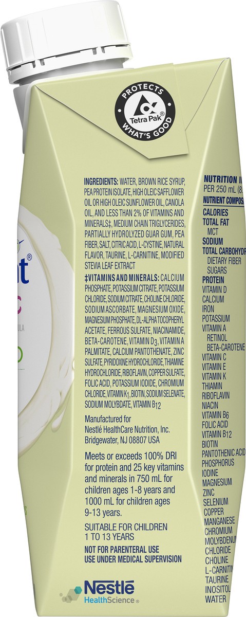 slide 3 of 7, COMPLEAT Pediatric Standard 1.4 Vanilla 250 mL Tetra Pak Dream Cap, 8.45 fl oz