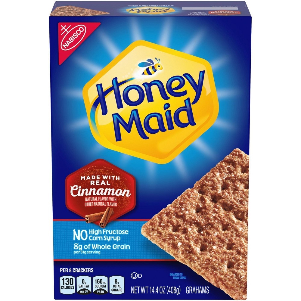slide 2 of 14, Nabisco Honey Maid Cinnamon Grahams, 14.4 oz