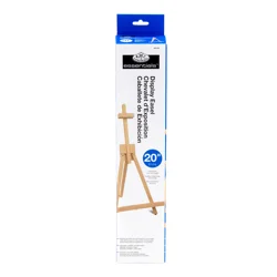 Royal & Langnickel Essentials Adjustable Tabletop Wood Easel, Tripod Display, 20 in Max