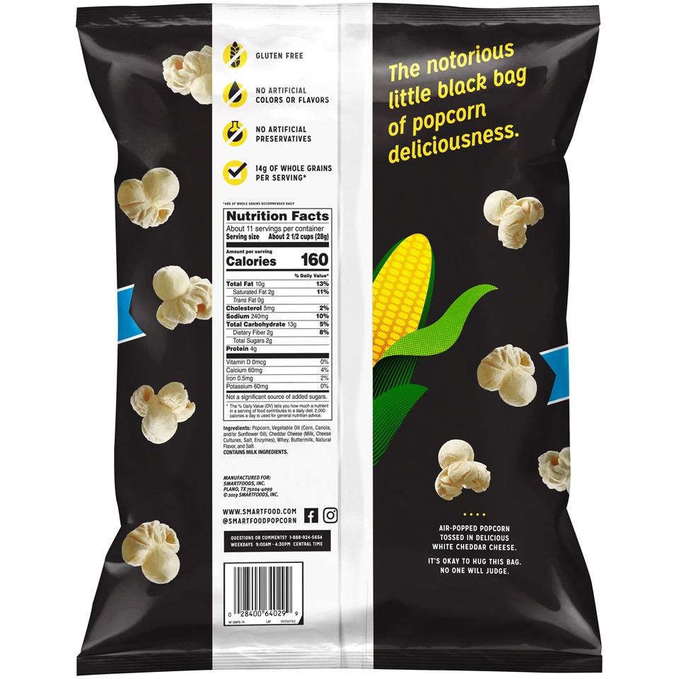 Smartfood White Cheddar Cheese Popcorn 10.5 oz Shipt