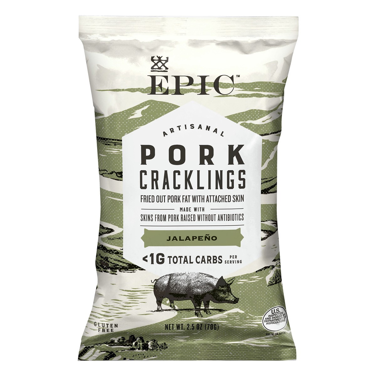 slide 13 of 13, Epic Artisanal Jalapeno Pork Cracklings 2.5 oz, 2.5 oz