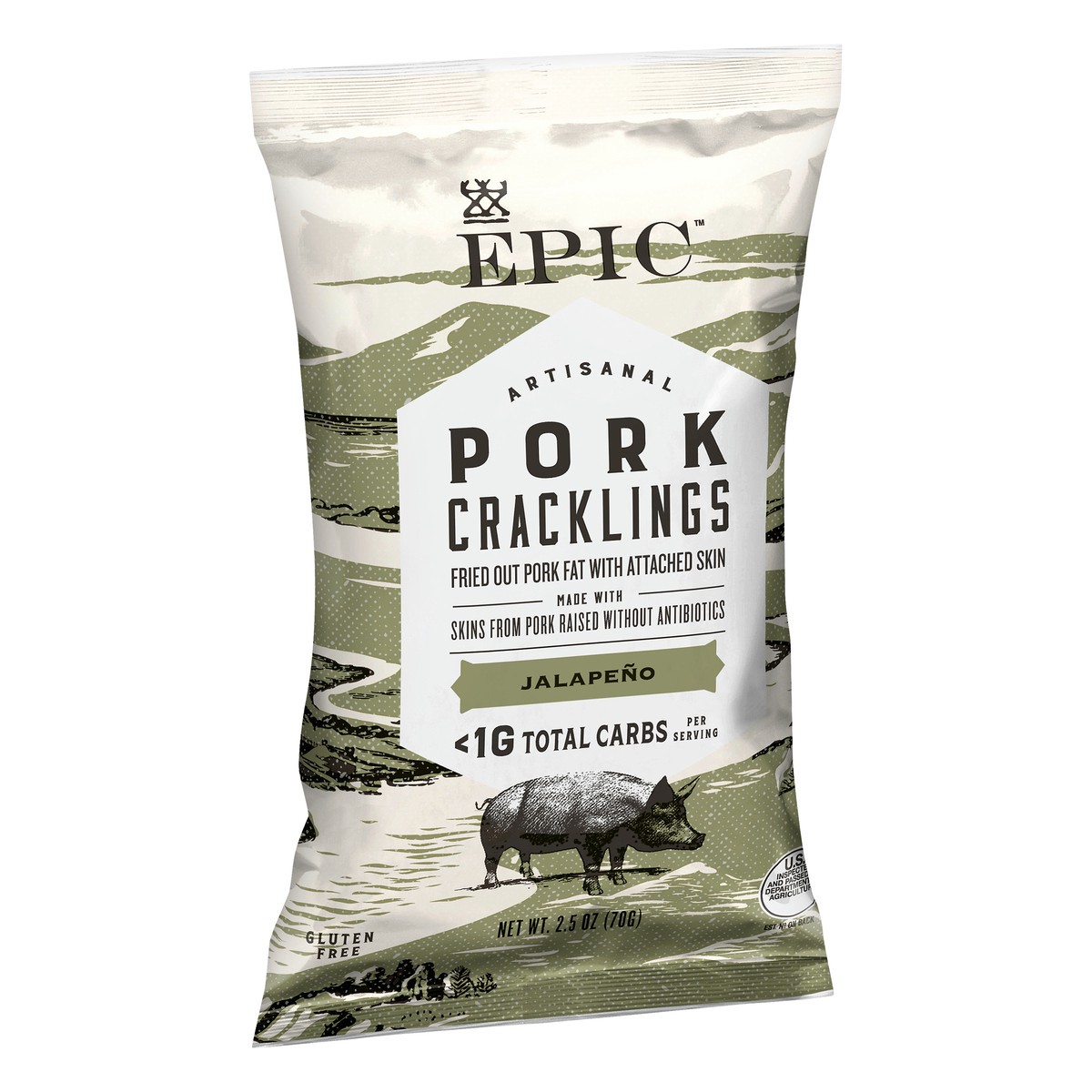 slide 10 of 13, Epic Artisanal Jalapeno Pork Cracklings 2.5 oz, 2.5 oz
