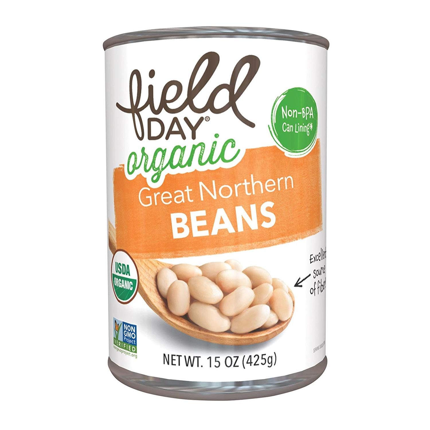 slide 1 of 1, Field Day Organic Great Northern Beans, 15 oz