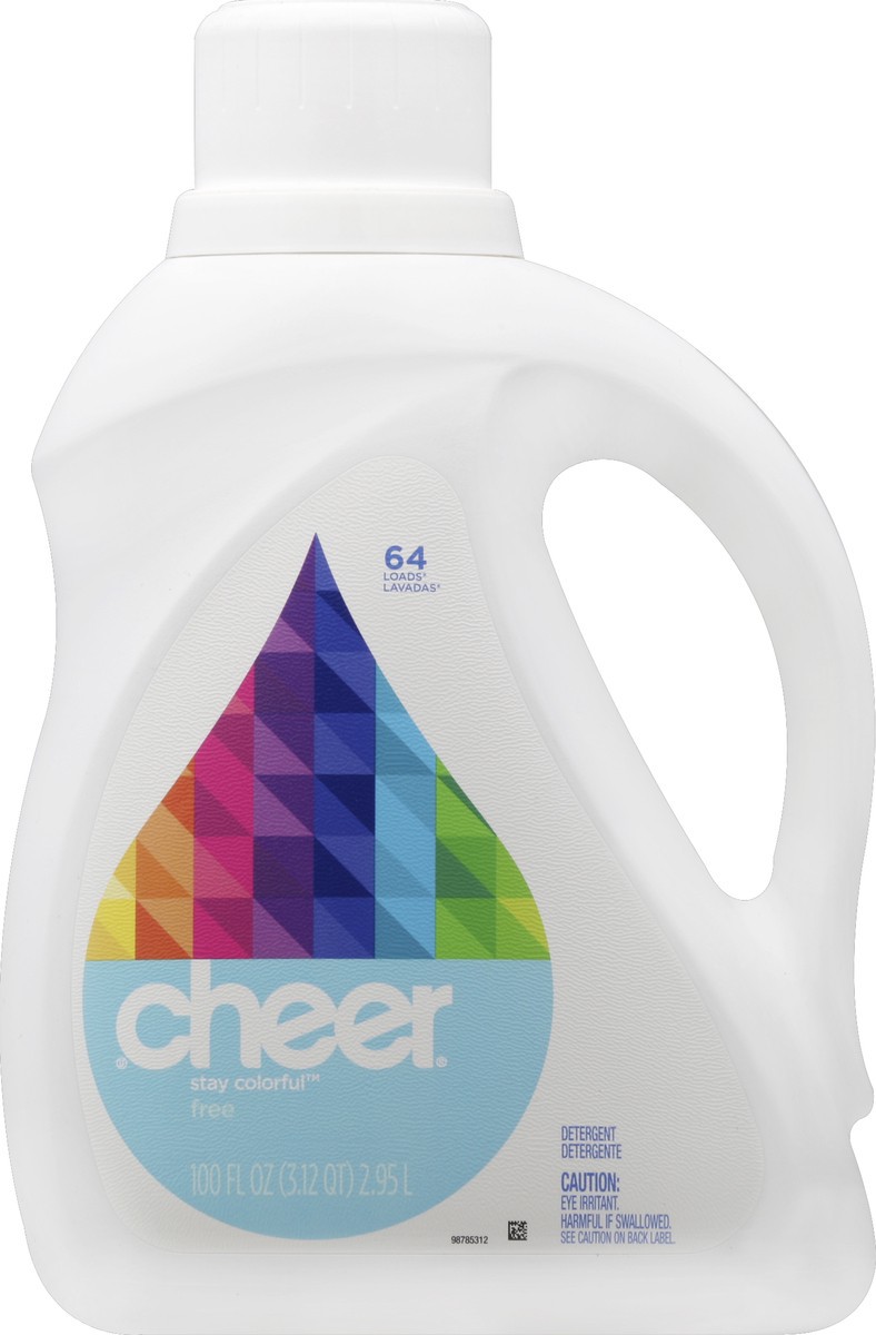 slide 2 of 3, Cheer Detergent 100 oz, 100 oz