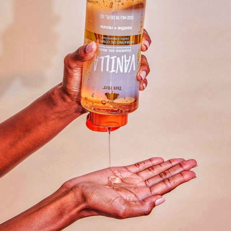 slide 8 of 13, Tree Hut Vanilla Foaming Gel Body Wash - 18 fl oz, 18 fl oz