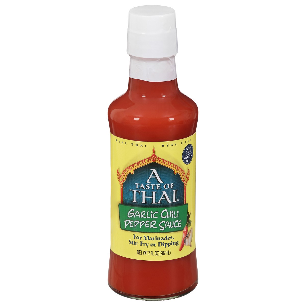 slide 1 of 2, A Taste of Thai Garlic Chili Pepper Sauce 7 fl oz, 7 fl oz