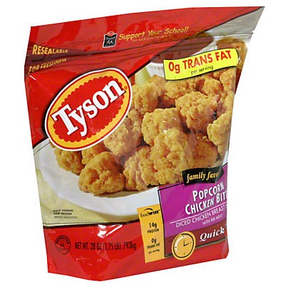 slide 1 of 1, Tyson Popcorn Chicken Bites, 28 oz