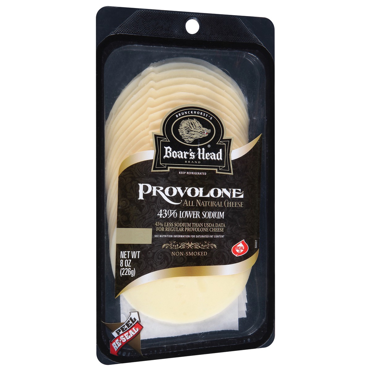 slide 2 of 9, Boar's Head Lower Sodium Provolone, 8 oz