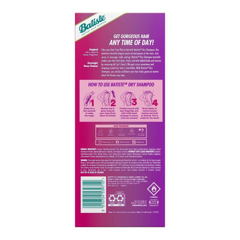 slide 2 of 2, Batiste Refresh Day & Night Dry Shampoo Holiday Gift Set - 7.62oz/2ct, 3.81 oz
